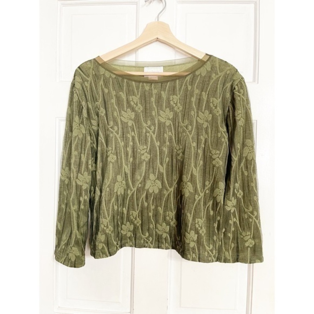 Hanky Panky Green Crop Top Shirt